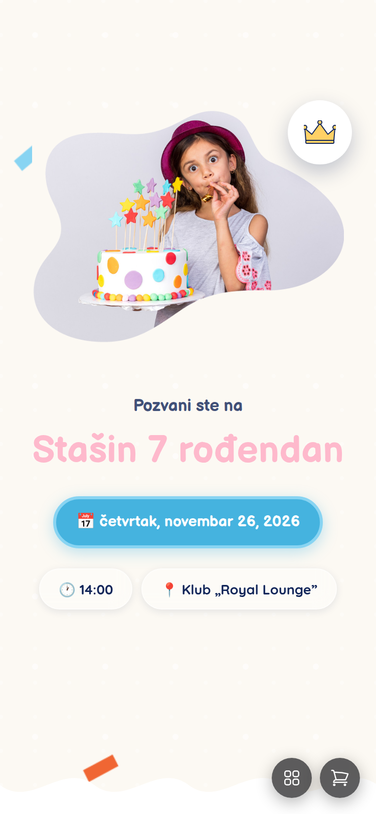 Pregled teme Royal Birthday